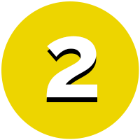 2 Number 2 in a yellow circle